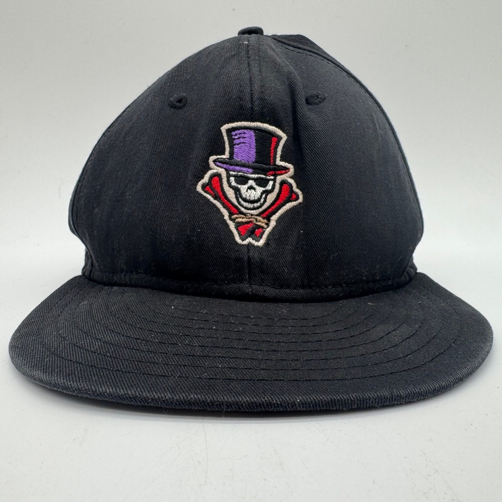 New‎ Era 9FIFTY Snapback Hat Black Skull Top Hat Crossbones One Size Cap